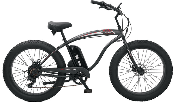 Loiter - Female 26" Cruiser 7 speed E-Bike - Explore the boundless adventure that awaits with this electric fat tire bike