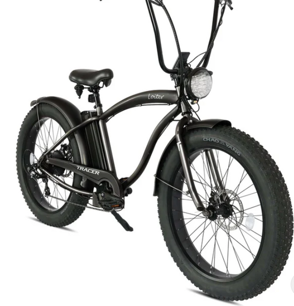 Loiter - 26" E-bike, Color: Black
