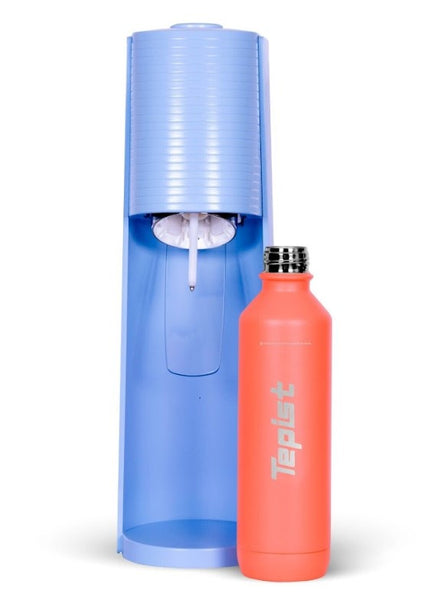 TwentyO, Color: Coral- 20 oz Stainless Steel Bottle Compatible with SodaStream Machines