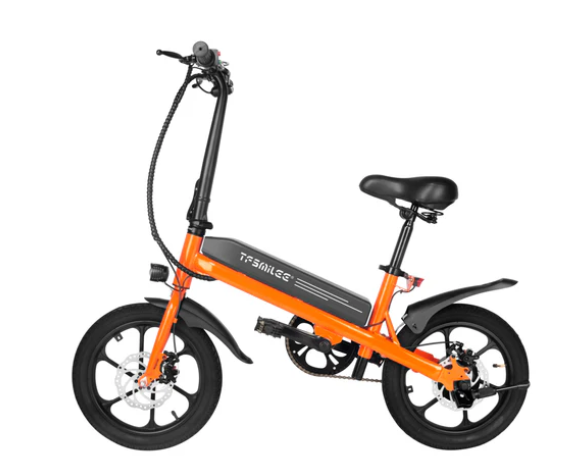 S5 16x2.125 Foldable E-bike, Color: Orange
